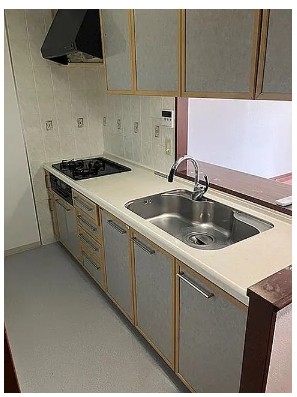 京急本線 能見台駅 徒歩11分 4階建 築26年のキッチン写真