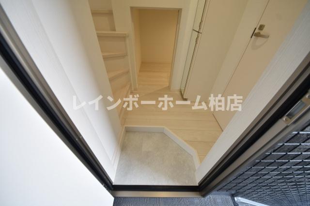 玄関　収納もある玄関です