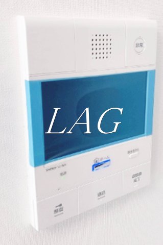 セキュリティ　モニター付きインターフォンです。