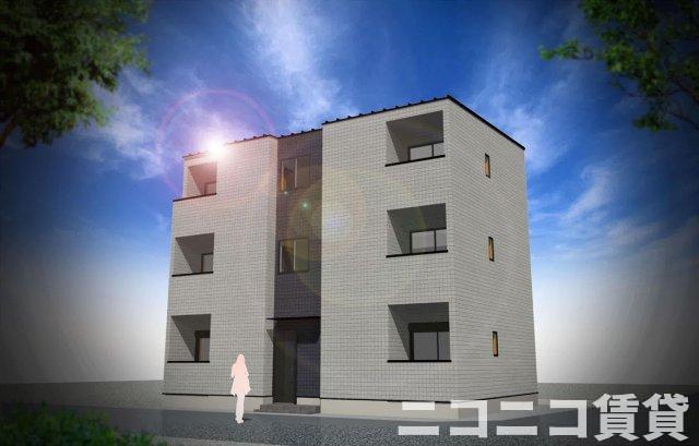 建物外観　建設中の為