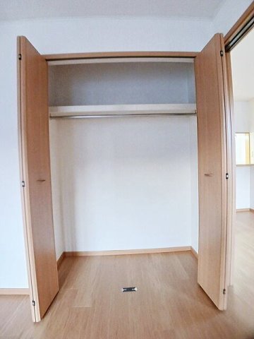収納　たっぷりとした収納スペースです