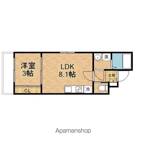anyre台原Iの間取り写真
