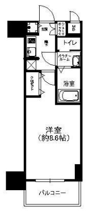 地下鉄千日前線 玉川駅 徒歩4分 14階建 築18年の間取り写真
