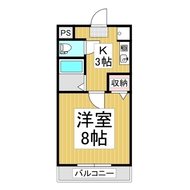 ベルクラント高田の間取り写真