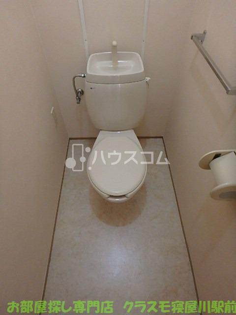 京阪本線 寝屋川市駅 徒歩17分 2階建 築31年のトイレ写真