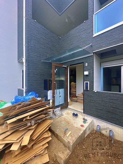 エントランス　建築中