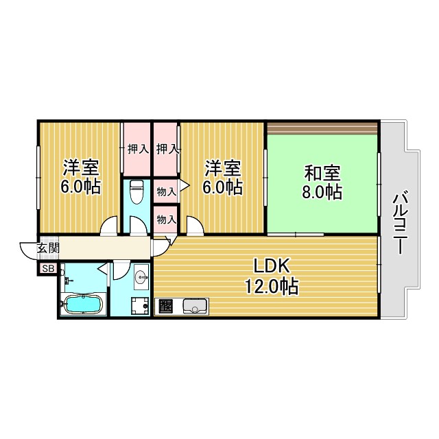 Casa IKUMATAIIの間取り写真