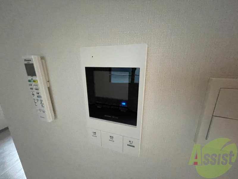 セキュリティ　来客時にはこちらのチャイムが鳴りますよ。