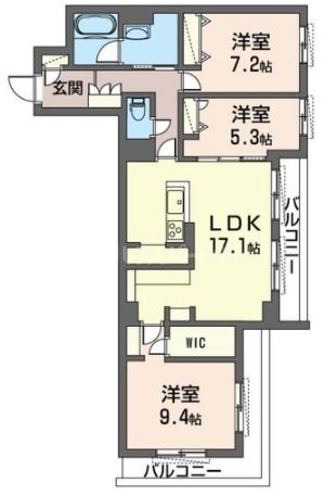 J.D.Luminearthの間取り写真