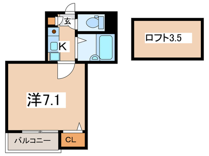 オルテンシアの間取り写真