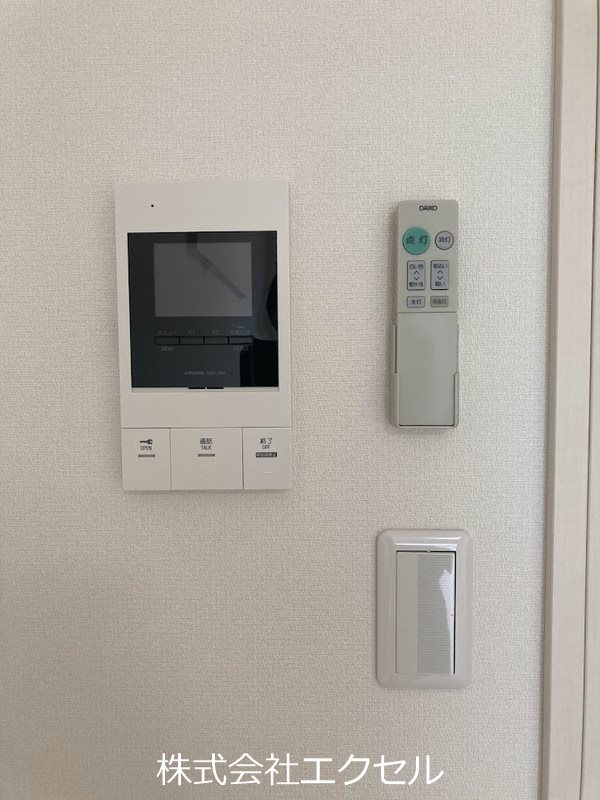 セキュリティ　来訪者の姿を確認して頂けます。