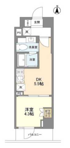 Augusta Residence新中野の間取り写真