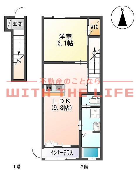 Seedling hill 2G IIの間取り写真