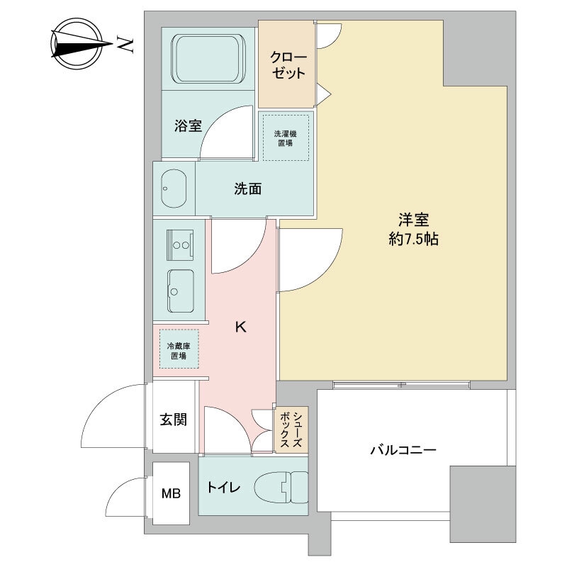 APEX名古屋栄Premier Lifeの間取り写真