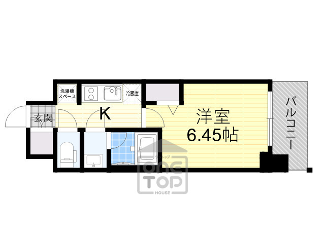 地下鉄長堀鶴見緑地線 今福鶴見駅 徒歩3分 10階建 築1年の間取り写真