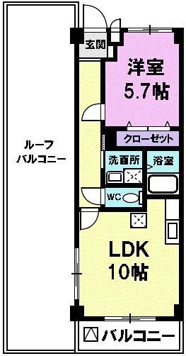 シャンドフルール元町の間取り写真