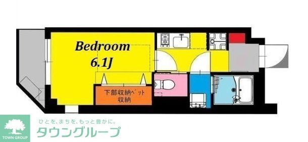 ＪＲ京浜東北線 川崎駅 徒歩8分 5階建 築11年の間取り写真