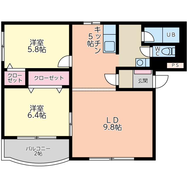 ドゥマンの間取り