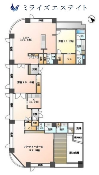 千種タワーヒルズの間取り