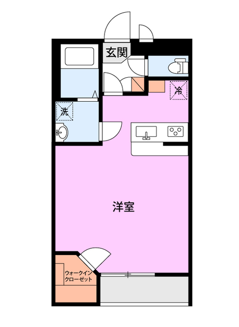 レオパレスエスポワールＨＩＲＯの間取り