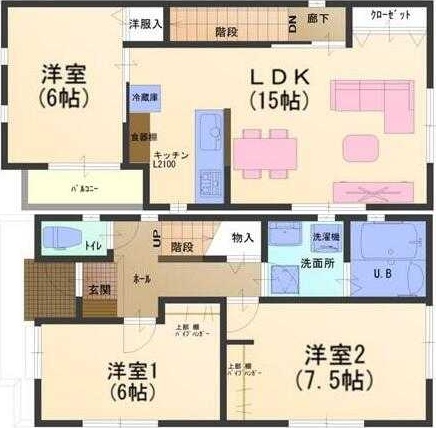 ディアコート宮原町の間取り写真