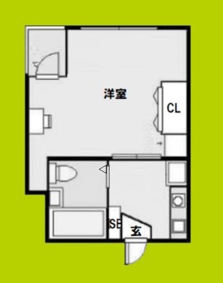 コスモカラホリLOFTの間取り