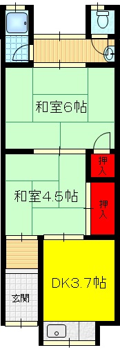 橋井文化の間取り写真