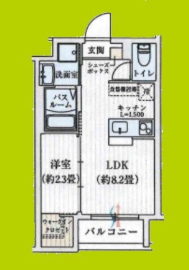 リアコート上新庄の間取り