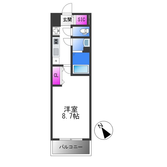 J-ARC天王寺EASTの間取り