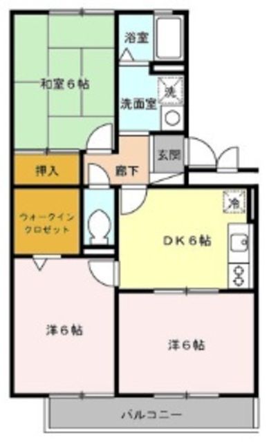 埼玉県上尾市浅間台３（アパート）の賃貸物件の間取り