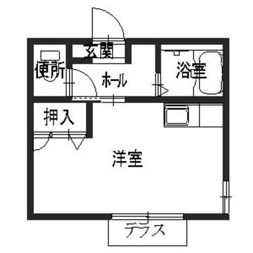 加東市社のアパートの間取り