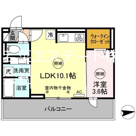 D-ROOM FIRST大善寺駅前の間取り