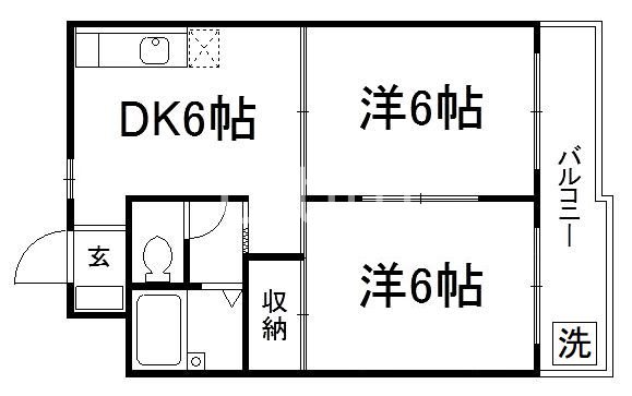 エンブレム城南宮の間取り