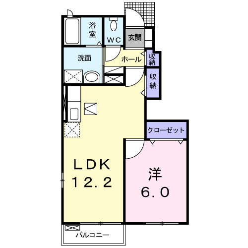 度会郡玉城町野篠のアパートの間取り