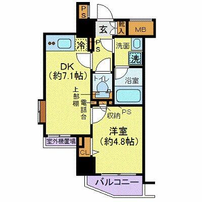 パレステュディオ目黒東の間取り