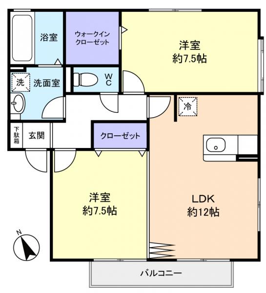 ヴィーブル鷺沼台の間取り