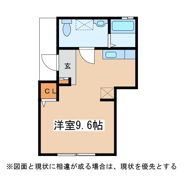 松本市平田東のアパートの間取り