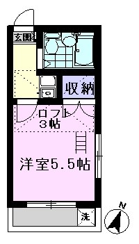 レオパレスリリーの間取り