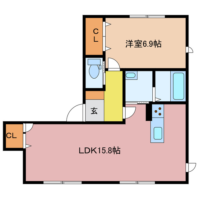 ツヴァイテの間取り