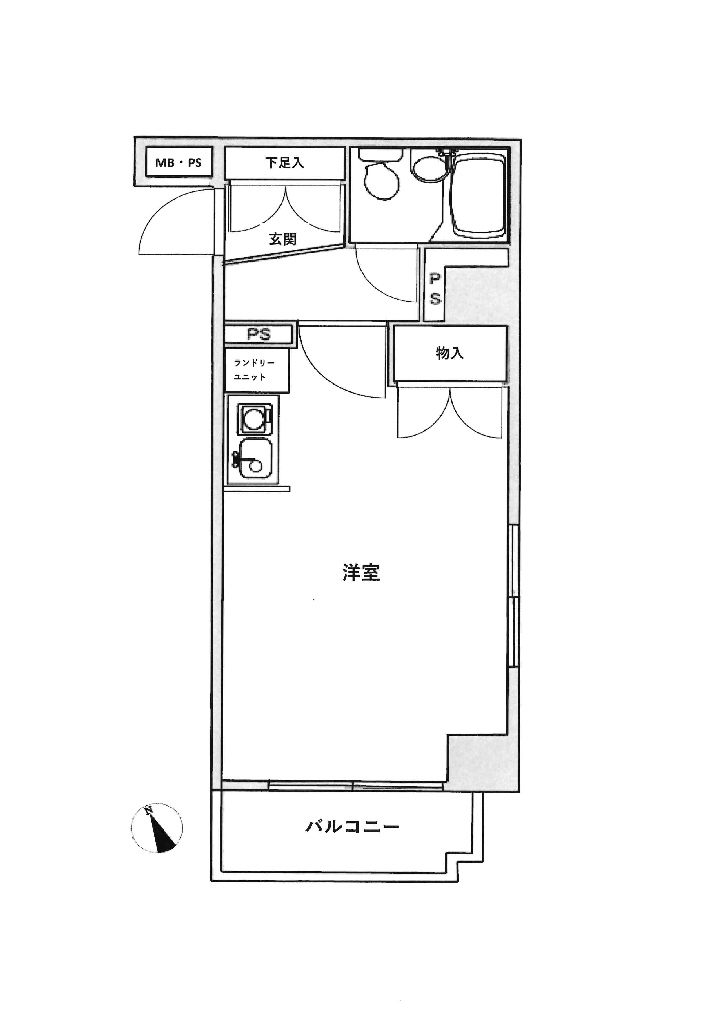 ライオンズマンション河辺第2の間取り写真