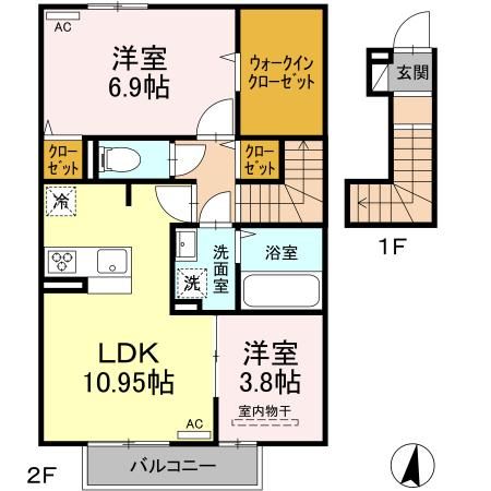 オータム ヴィラの間取り