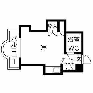 札幌市中央区北一条西のマンションの間取り