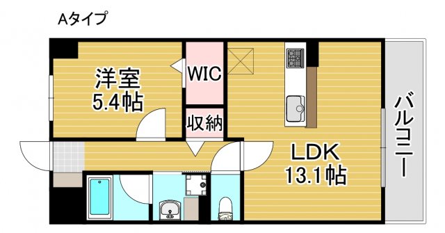 フレシール アビタシオンの間取り