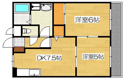 クレインズマンションの間取り