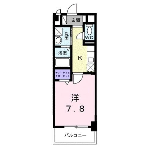 守山市播磨田町のマンションの間取り