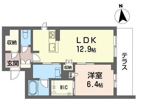 さいたま市緑区東浦和のマンションの間取り