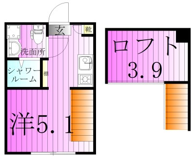 セレーネエステート千住曙の間取り