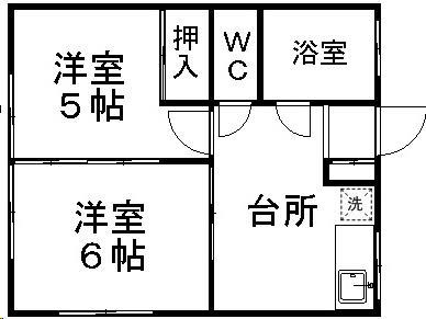 佐孝アパートの間取り