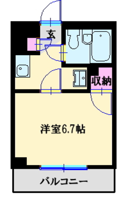 ヒルサイドビル３の間取り