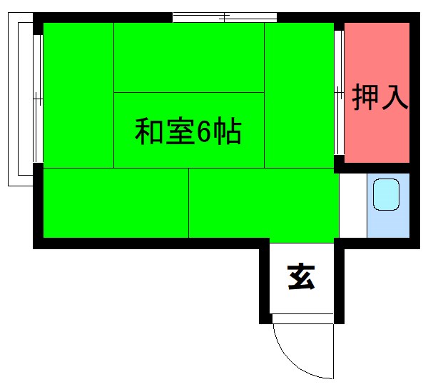 荒川区東尾久のマンションの間取り